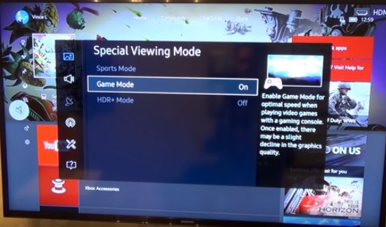 Samsung TV Spielemodus - Verschlechterung der Grafik ?