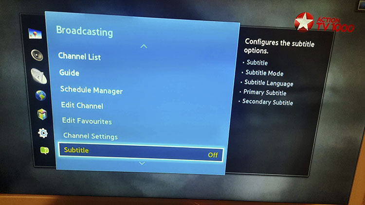 So aktivieren Sie Untertitel auf alten Samsung-Fernsehern