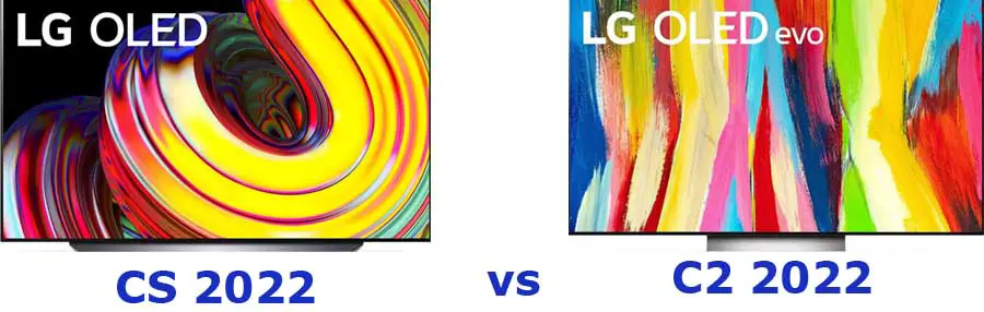 Unterschiede zwischen LG OLED CS und OLED C2