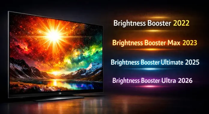 Brightness Booster on TV LG