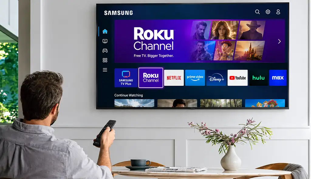Kann man Roku auf einem Samsung Smart TV installieren?