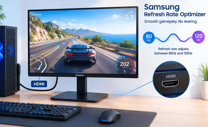 Samsung Refresh Rate Optimizer on Monitors